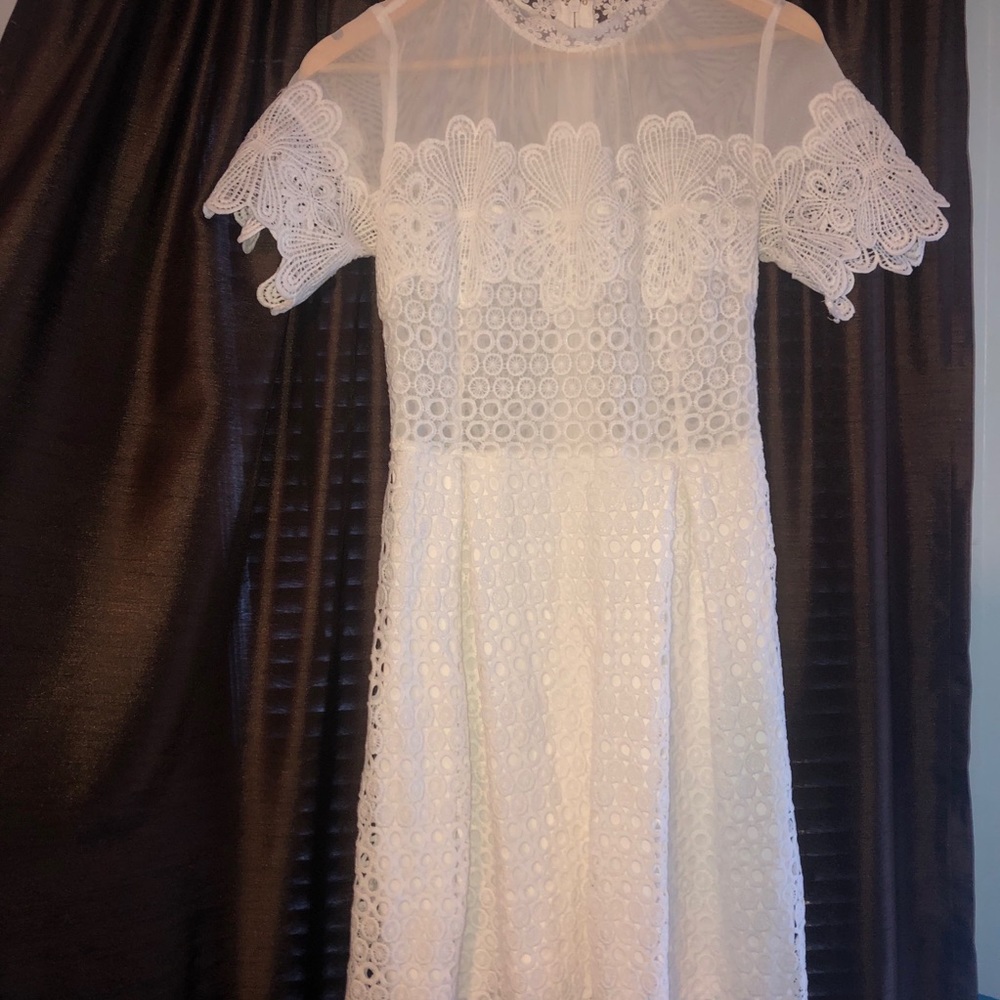 Beautiful White Eyelet Dress